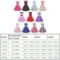 thumbnail image 3 of IBTOM CASTLE Girls 50s Vintage Polka Dot Flower Swing Cape Collar Rockabilly Prom Party Dress Audrey Wedding Formal Cocktail Evening Gown 7-8 Years Blue, 3 of 6