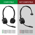thumbnail image 2 of Almohadillas de repuesto G GVOEARS Engage 75 para Jabra Engage 55 65 75, 2 of 8