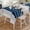 blue, variant on Blue Ombre Stripe Tablecloth Square Table Cloth 54x54, Waterproof Outdoor Table Cloth Covers Decorative Table Protector, Farmhouse Simple Striped Washable Table Cover for Kitchen Dinning Party