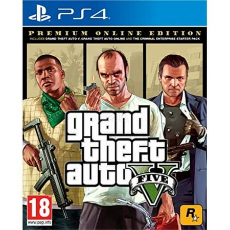 Grand Theft Auto V Premium (Playstation 4 / PS4) includes GTA 5 and GTA online