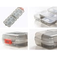 thumbnail image 3 of YAOMOBB Boîte de Rangement Transparente pour Tablette avec Couvercle à Pression, Dix Compartiments Doubles pour Voyage et Déplacement Professionnel, 3 of 7