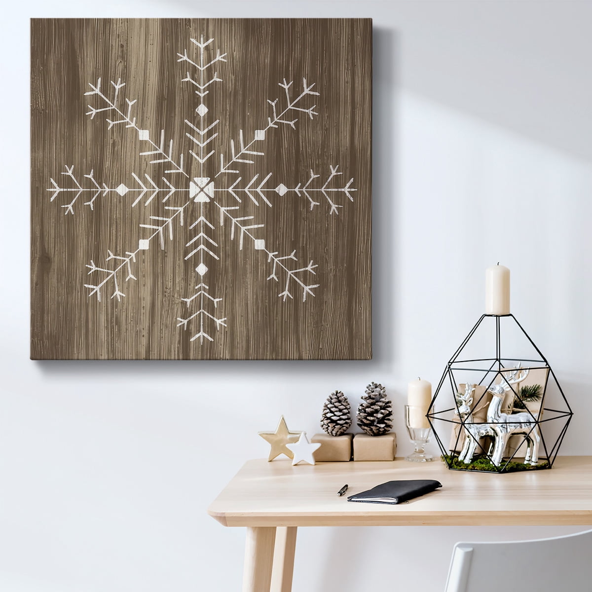 Barnwood Wonderland I- Gallery Wrapped Canvas