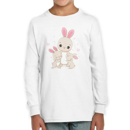 

Bunny Mom And Babies Long Sleeve Toddler -Image by Shutterstock 4 Toddler
