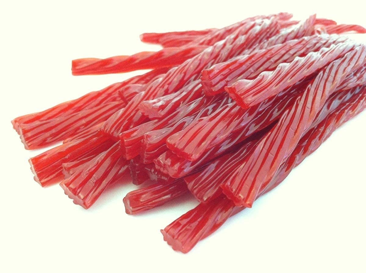 YANKEETRADERS® Cherry Red Licorice Twists, 4 lbs, Pack of 4