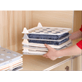 thumbnail image 3 of Durable 10 Pack Tray Organizer in White - Stackable Clothing Trays for Efficient Closet Organization and Easy Access to Clothes, 3 of 7