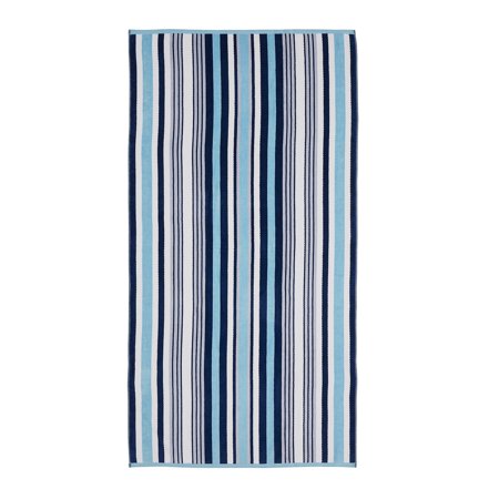 Cotton Rope Textured (set of 2) Oversized Beach Towel - Sky Blue Default Title