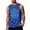 Blue, variant on Mens Beach Graphic Tank Tops, Summer Vacation Sleeveless Shirts Cut Off Muscle Hawaii Palm Tree Graphic Shirts Gym Tops for Daily Wear