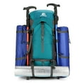 thumbnail image 2 of Sac à Dos de Randonnée 70 L Résistant à l'Eau pour Escalade et Camping, Sac de Jour de Voyage avec Housse de Pluie, 2 of 8