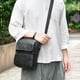 thumbnail image 2 of Bolso bandolera de piel para hombre, bandolera, color negro, 2 of 2