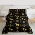 thumbnail image 2 of Feelyou Boho Mandala Damask Twin Comforter Sets, Jungle Fox Animal Bedding Set, 2 Pieces, 2 of 8