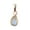 Rainbow Moonstone, variant on Real 925 Sterling Silver Pendant For Women Men, Natural Rainbow Moonstone Pear Gemstone Unique Handcrafted June Birthstone Jewelry