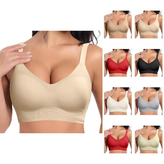 Sports Bras for Women Push Up Seamless Underwire Comfortable Running Yoga Gym Athletic Bralettes Workout Bra