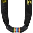 thumbnail image 3 of Cadenas Vélo M10, Chaîne Câble Cadenas Tuf Links 4 Pieds Long Sécurité 5 Chiffres Combo Réinitialisable Cadenas Vélo Acier Trempé Tough Square Links Chaîne, 3 of 7