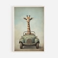 thumbnail image 5 of Giraffe Nursery Art, Animal in Car Print, Safari Nursery Decor, Safari Animal Boys Room Art, Car Nursery Art Print, Printable Kids Wall Art, 5 of 5
