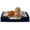 Blue, variant on Orthopedic Small Dog Beds - Waterproof Ultra Comfy Supportive Foam Pet Couch with Removable Washable Cover, Nonskid Bottom