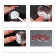 thumbnail image 4 of Estampador de uñas transparente con raspador, sello de silicona para manicura francesa, juego de herramientas de estampado artístico para uñas, 2 piezas, 4 of 4