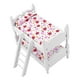 thumbnail image 5 of LITERA PARA Casa De Muñecas, Muebles De Con Geometra Cromática De Fresa Rosa Para Casa De Muñecas Y Muñecas 1/12, 5 of 7
