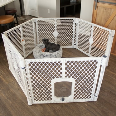 North States MyPet Petyard Passage Yard for Pets, Gray Plastic