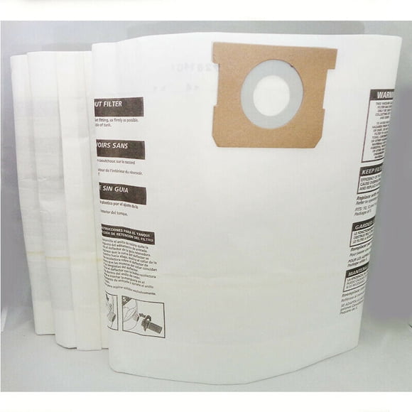 Shop Vac Type F 906-62 10 14 Gallon Vacuum Cleaner Bags by DVC Made in USA [ 9 Bags ]