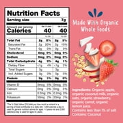 Amara Organic Breakfast Oat Melts Strawberry Baby Snack, No Added Sugar, Stage 2, 7g