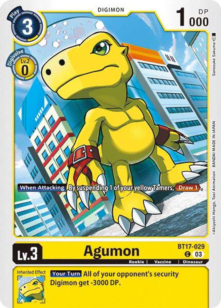 Digimon Secret Cris Agumon BT17-029