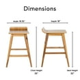 thumbnail image 2 of Finch Carter Counter Stool Light Beige, 2 of 7