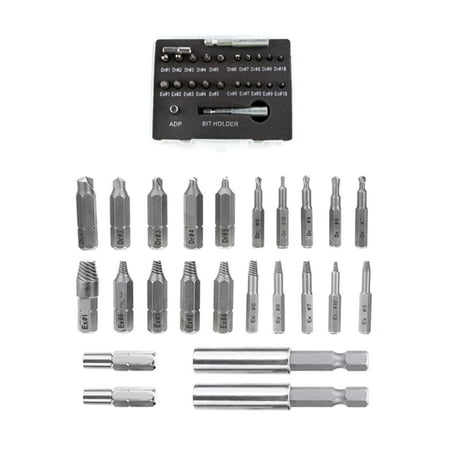 

MOMOJIA 24Pcs Damaged Screw Extractor Remover for Stripped Head Screws Nuts Bolts