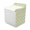 thumbnail image 2 of Spring Washer Cover, Various Botanical Garden Foliage Meadow Flowers Leafs in Nature Tones, Dust and Dirt Free Decorative Print, 29" x 28" x 40", White Lime Green and Pink, by Ambesonne, 2 of 3