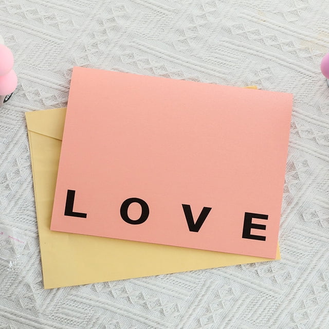 Minkissy Valentine'S Day Cards 3d Heart Greeting Cards For Boyfriend/Girlfriend Handwritten