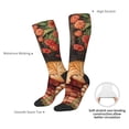 thumbnail image 4 of Fotbe Sleeping Cat Flowers Calcetas Divertidas Estampadas para Hombre y Mujer, Calcetas de Algodón hasta la Rodilla para Caminar, Correr, Enfermería y Embarazo, 4 of 6
