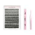 thumbnail image 1 of KUOZHUOW Lash Extension Kit and Seal Lash Glue Remover Lash Clusters Kit Mascara Eyelash Extension Kit Eyelash Tweezers Individual Lashes Kit (Set40D}, 1 of 8