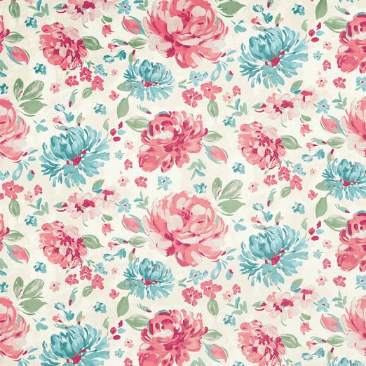 The Pioneer Woman Peel and Stick Wallpaper, Gorgeous Garden, Pink ...