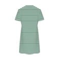 thumbnail image 6 of ZHUGeLI Womens Floral Patterned Loose Fit Dress Crewneck Short Sleeve Beach Dress, 6 of 6