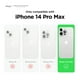 thumbnail image 2 of Funda de teléfono Elago compatible con iPhone 14 Pro Max de silicona, 2 of 7