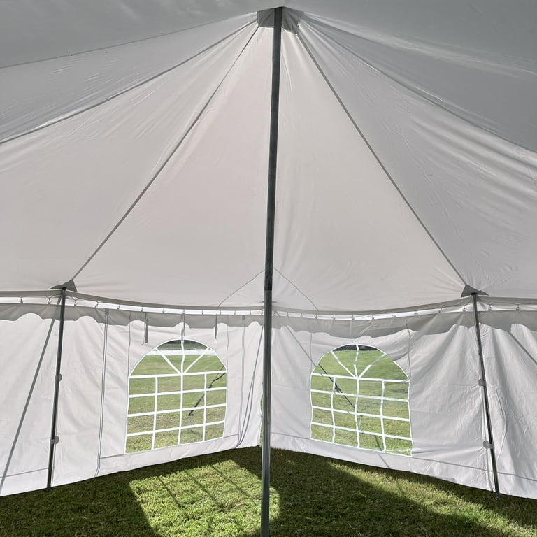 20'x20' PVC Pole Tent - Party Wedding Canopy Shelter White - By