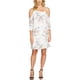thumbnail image 1 of 1.STATE Vestido acampanado estampado para mujer, blanco, mediano, 1 of 1
