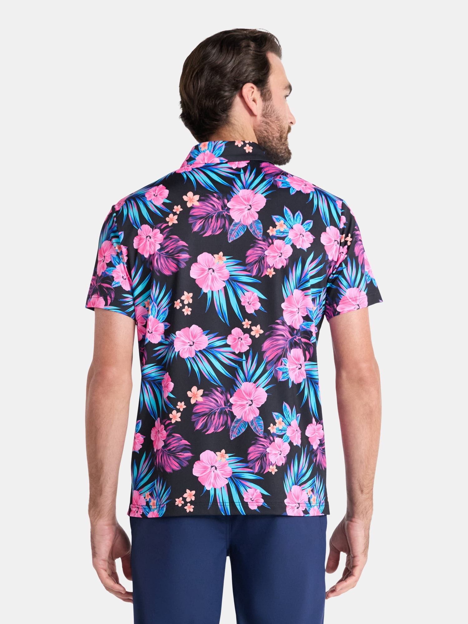 Birdie Bound Men's and Men's Big & Tall Novelty Golf Polos, Sizes XS-4XLT