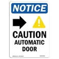 thumbnail image 1 of SignMission OS-NS-A-1218-V-10456 12 x 18 Po. OSHA Notice Sign - Caution Automatique, 1 of 1