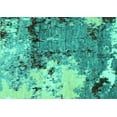 thumbnail image 1 of Ahgly Company Indoor Rectangle Abstract Turquoise Blue Modern Area Rugs, 5' x 8', 1 of 4