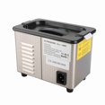 thumbnail image 3 of 40KHz 800ml Ultrasonic Cleaner Large Capacity Portable Low Noise Ultrasonic Cleaning Machine Glass Jewelry Electronics Jewelry 800ml Ultrasonic Power 50W Aluminum, 3 of 7