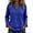 04#Blue, variant on Boho Tops for Women Gauze Fringe Cotton Linen Shirts V Neck Long Sleeve Casual Loose Frayed Raw Hem Beach Blouses 2XL