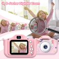 thumbnail image 5 of Cámara para niños, cámaras digitales como regalo para niñas de 6 años en adelante, cámaras de vídeo digitales con funda de silicona suave de dibujos animados, tarjeta SD de 32 GB, 5 of 5