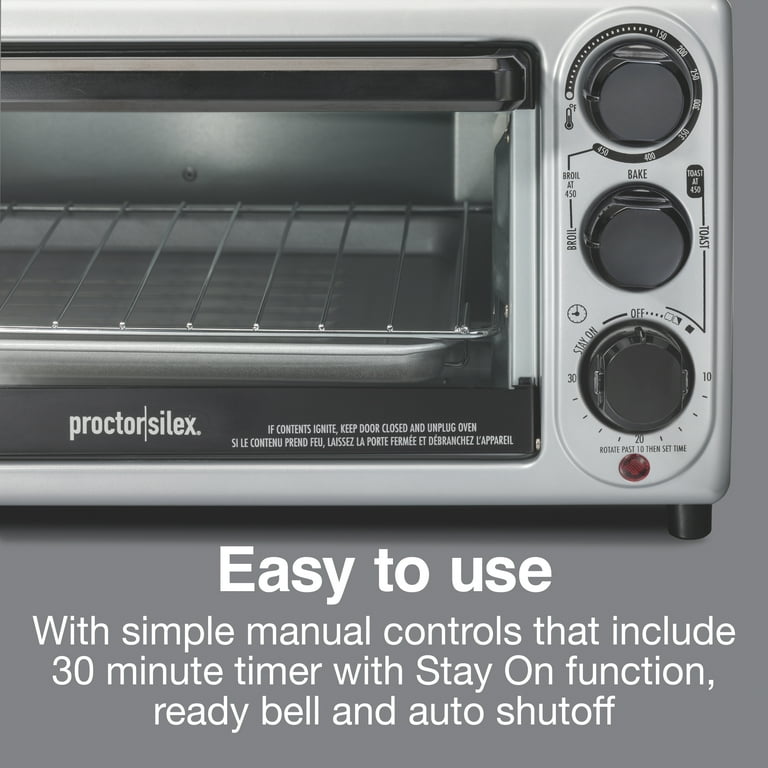  Proctor Silex Simply-Crisp Toaster Oven Air Fryer