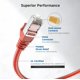 thumbnail image 3 of Cable Ethernet Matters Cat 6A, 150 pies, rojo, 3 of 8