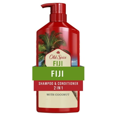 2X - Old Spice Men's Fiji 2-in-1 Shampoo Conditioner - 21.9 fl oz