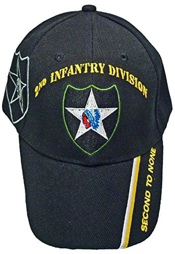 Unisex 5th Infantry Division Red Diamond Division Vintage Washed Distressed Cotton Baseball Cap Adjustable Denim Dad Hat
