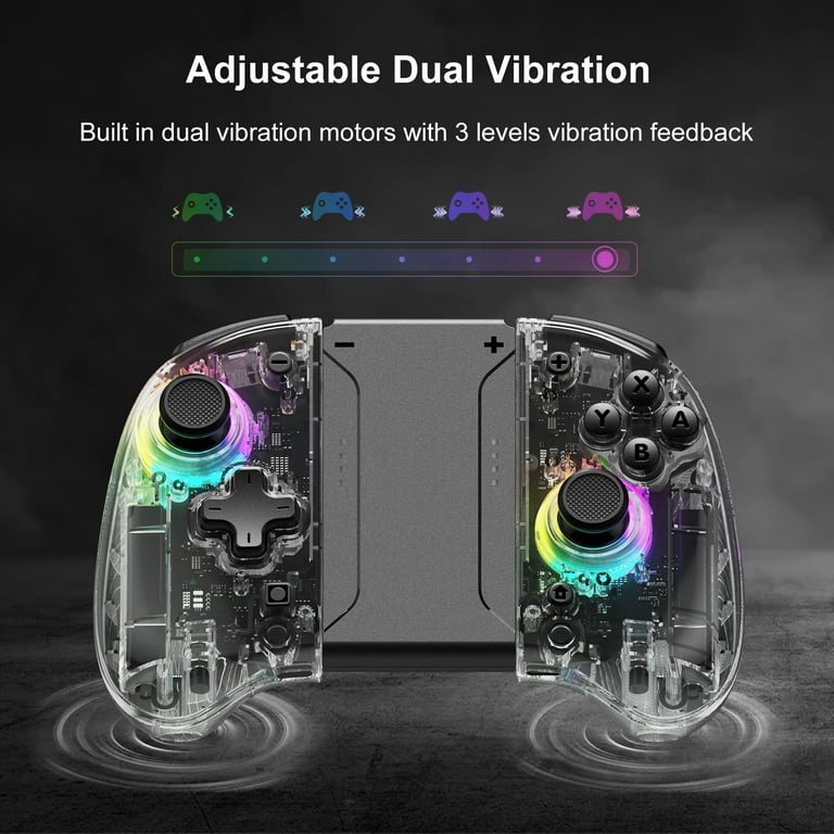 Wireless Joy-Cons Game Controller for Nintendo Switch - RGB Light Wireless Joy-Cons Game Controller for Nintendo Switch - RGB Light