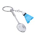 thumbnail image 1 of Keychain Pendant Simulated Badminton Racket Charm Mini Key Chain Zinc Alloy Pendant Personalized Bag Accessories, 1 of 8