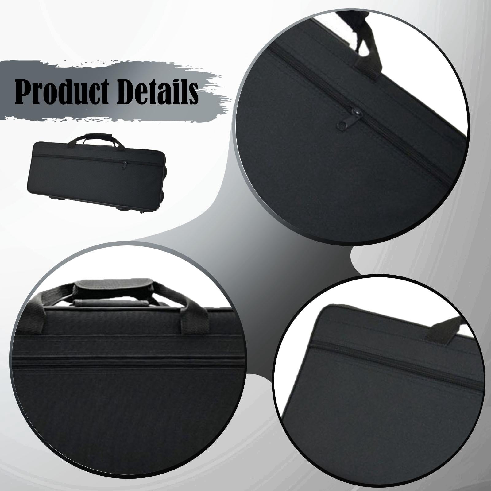 LeeQinersw Alto Saxophone Case Lightweight Practical Protective Rectangular Storage Bag