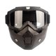 thumbnail image 3 of Máscara táctica de airsoft, paintball, máscaras protectoras faciales completas, casco de seguridad, gafas protectoras de combate, 3 of 5